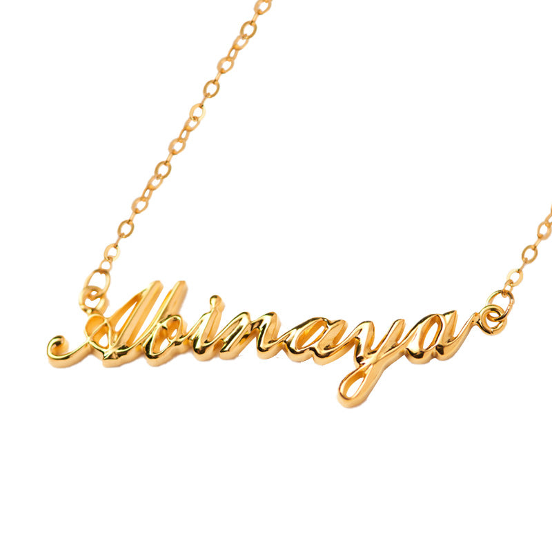 Gold Name Necklace