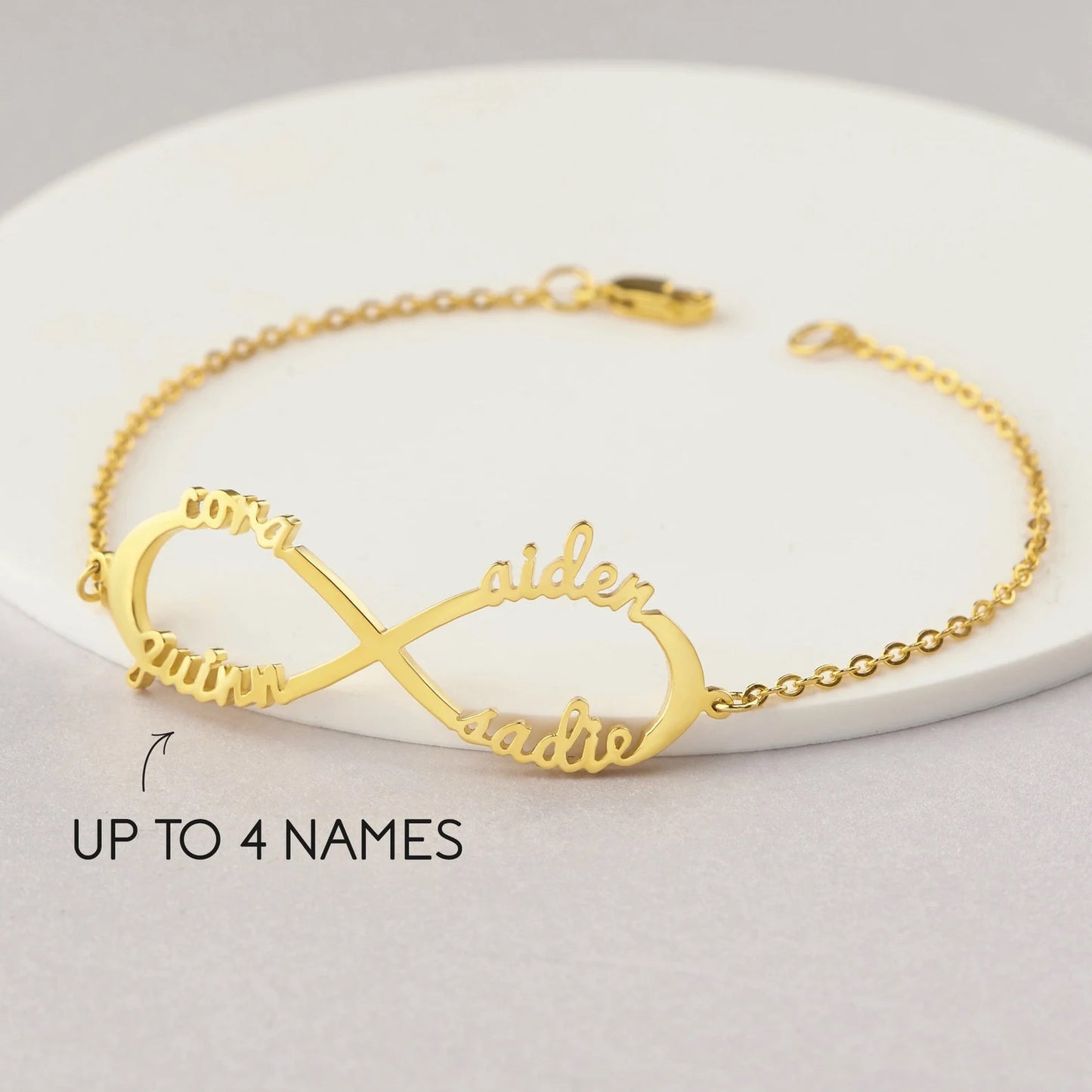 Infinity Bracelet With Names