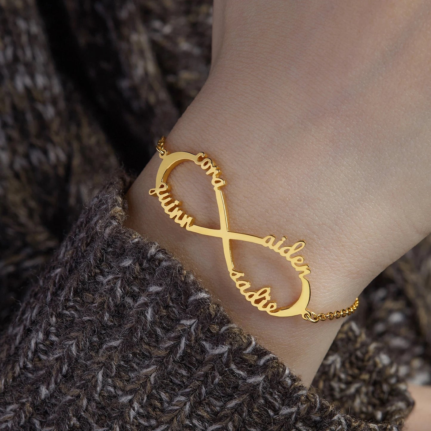 Infinity Bracelet With Names